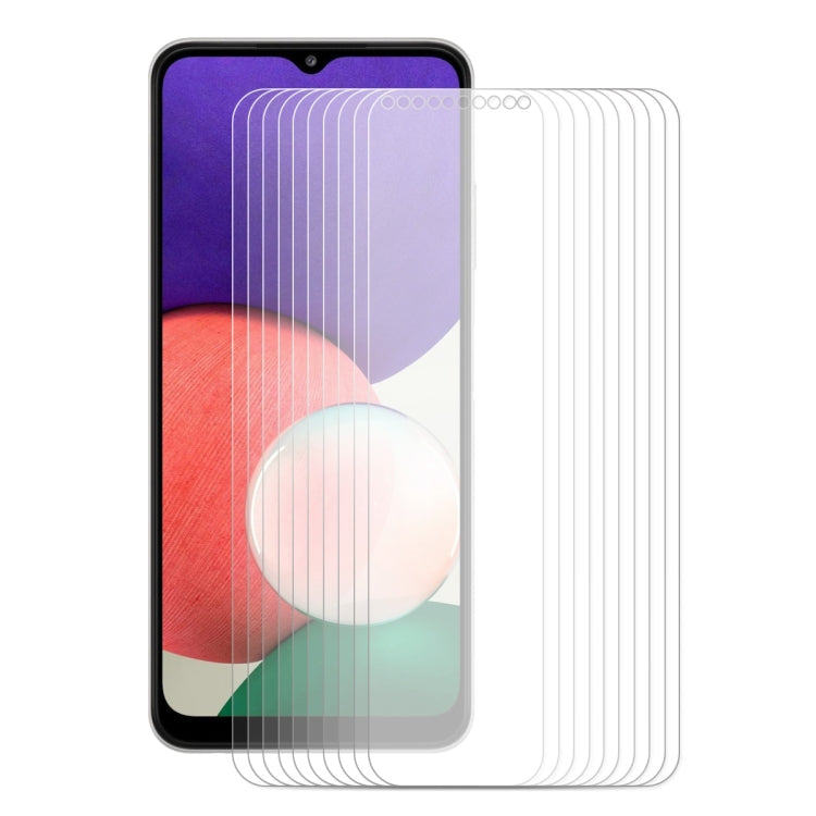 10 PCS ENKAY Hat-Prince 0.26mm 9H 2.5D Curved Edge Tempered Glass Screen Protector, For Samsung Galaxy A22 4G(10 PCS), For Samsung Galaxy A22 5G(10 PCS), For Samsung Galaxy F12(10 PCS), For Samsung Galaxy F22(10 PCS), For Samsung Galaxy F52 5G(10 PCS)