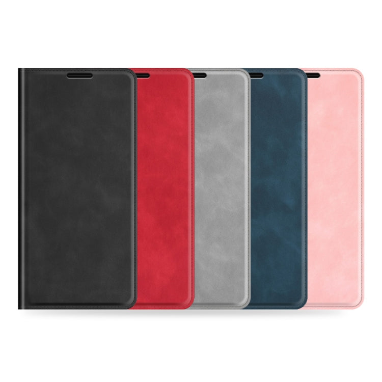 For Samsung Galaxy F12 / M12 Retro-skin Business Magnetic Suction Leather Case with Holder & Card Slots & Wallet, For Galaxy F12 / M12