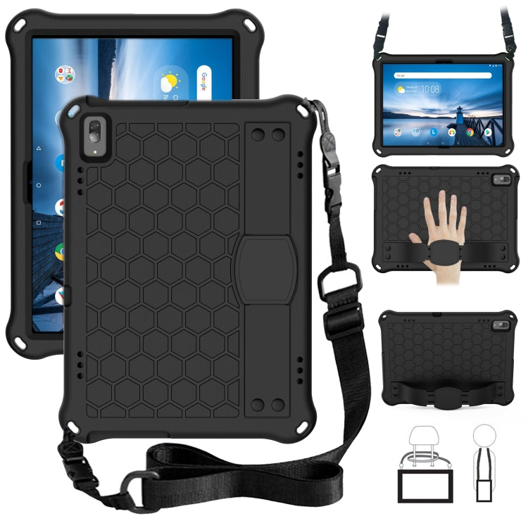 Honeycomb Design EVA + PC Material Four Corner Anti Falling Flat Protective Shell with Strap, For Lenovo Tab M10 TB-X505X/F, For Lenovo Smart Tab M10 TB-605F, For Lenovo Smart Tab M10 TB-606F