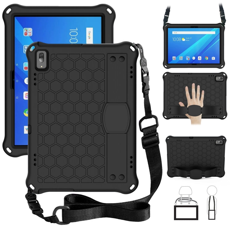 Honeycomb Design EVA + PC Material Four Corner Anti Falling Flat Protective Shell with Strap, For Lenovo Tab 4 10 Plus TB-X704F/N/L/V, For Lenovo Tab 4 10 TB-X304F/N
