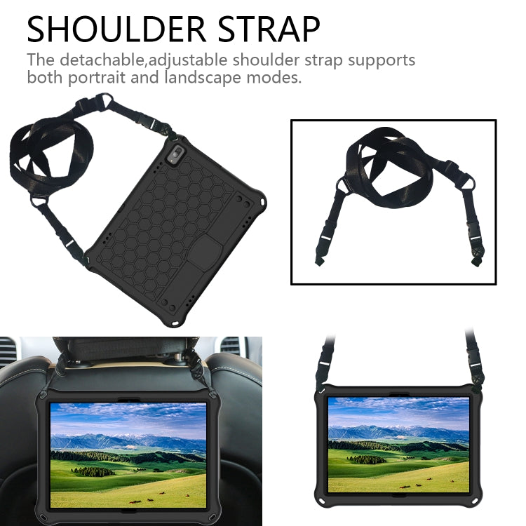 Honeycomb Design EVA + PC Material Four Corner Anti Falling Flat Protective Shell with Strap, For Lenovo Tab 4 10 Plus TB-X704F/N/L/V, For Lenovo Tab 4 10 TB-X304F/N