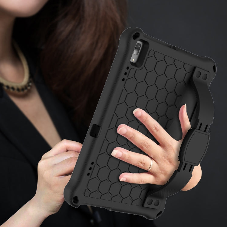 Honeycomb Design EVA + PC Material Four Corner Anti Falling Flat Protective Shell with Strap, For Lenovo Tab 4 10 Plus TB-X704F/N/L/V, For Lenovo Tab 4 10 TB-X304F/N