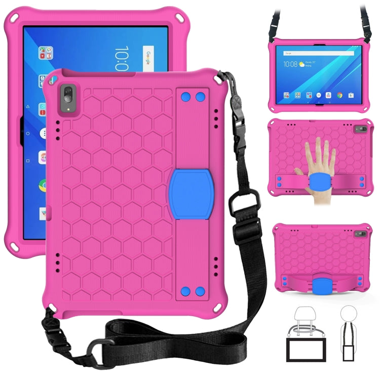 Honeycomb Design EVA + PC Material Four Corner Anti Falling Flat Protective Shell with Strap, For Lenovo Tab 4 10 Plus TB-X704F/N/L/V, For Lenovo Tab 4 10 TB-X304F/N