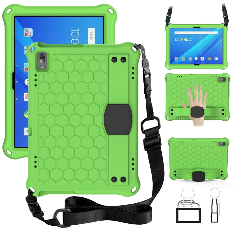 Honeycomb Design EVA + PC Material Four Corner Anti Falling Flat Protective Shell with Strap, For Lenovo Tab 4 10 Plus TB-X704F/N/L/V, For Lenovo Tab 4 10 TB-X304F/N