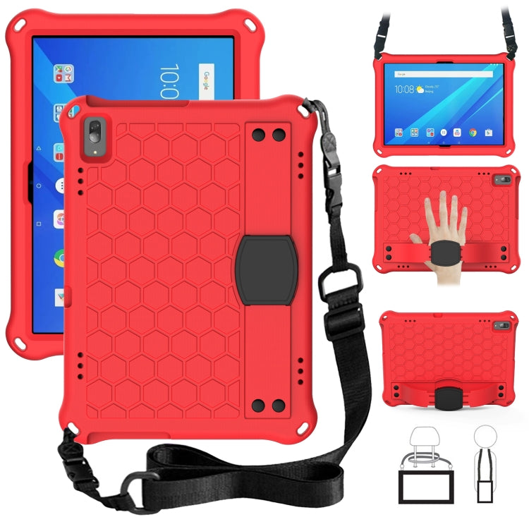Honeycomb Design EVA + PC Material Four Corner Anti Falling Flat Protective Shell with Strap, For Lenovo Tab 4 10 Plus TB-X704F/N/L/V, For Lenovo Tab 4 10 TB-X304F/N