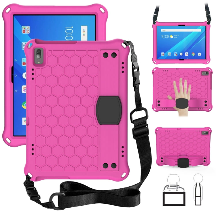 Honeycomb Design EVA + PC Material Four Corner Anti Falling Flat Protective Shell with Strap, For Lenovo Tab 4 10 Plus TB-X704F/N/L/V, For Lenovo Tab 4 10 TB-X304F/N