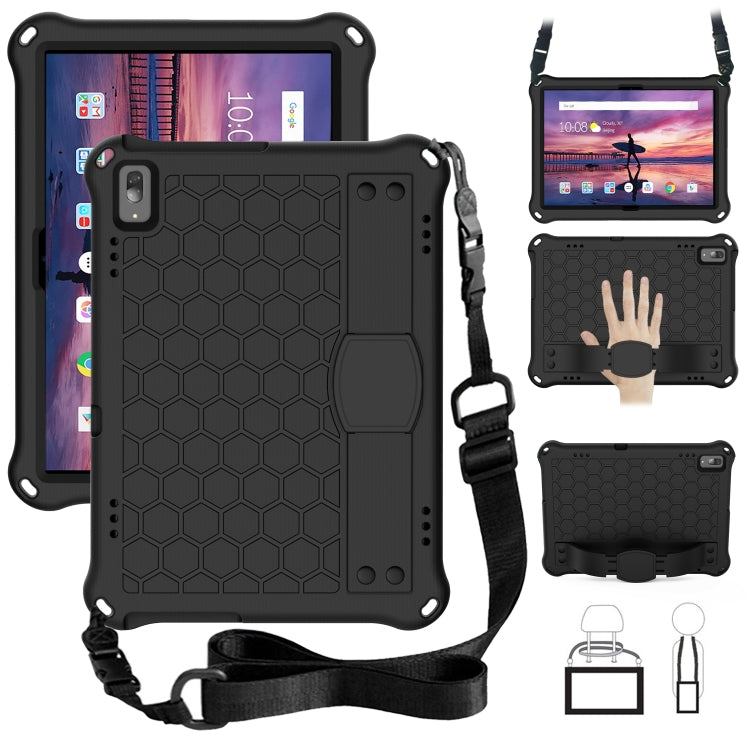 Honeycomb Design EVA + PC Material Four Corner Anti Falling Flat Protective Shell with Strap, For Lenovo Tab 4 10 Plus TB-X704F/N/L/V, For Lenovo Tab 4 10 TB-X304F/N