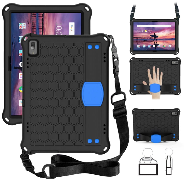 Honeycomb Design EVA + PC Material Four Corner Anti Falling Flat Protective Shell with Strap, For Lenovo Tab 4 10 Plus TB-X704F/N/L/V, For Lenovo Tab 4 10 TB-X304F/N