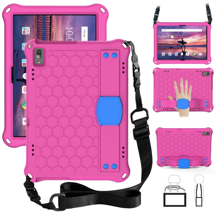 Honeycomb Design EVA + PC Material Four Corner Anti Falling Flat Protective Shell with Strap, For Lenovo Tab 4 10 Plus TB-X704F/N/L/V, For Lenovo Tab 4 10 TB-X304F/N