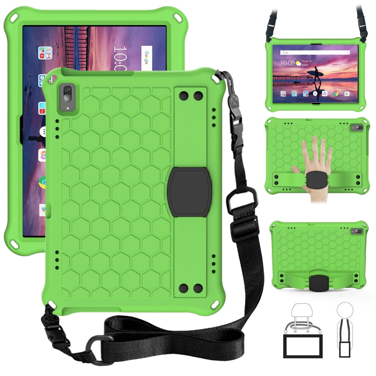 Honeycomb Design EVA + PC Material Four Corner Anti Falling Flat Protective Shell with Strap, For Lenovo Tab 4 10 Plus TB-X704F/N/L/V, For Lenovo Tab 4 10 TB-X304F/N