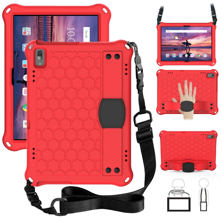 Honeycomb Design EVA + PC Material Four Corner Anti Falling Flat Protective Shell with Strap, For Lenovo Tab 4 10 Plus TB-X704F/N/L/V, For Lenovo Tab 4 10 TB-X304F/N
