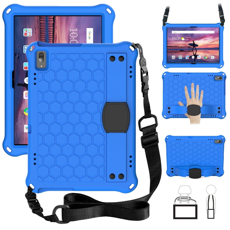 Honeycomb Design EVA + PC Material Four Corner Anti Falling Flat Protective Shell with Strap, For Lenovo Tab 4 10 Plus TB-X704F/N/L/V, For Lenovo Tab 4 10 TB-X304F/N