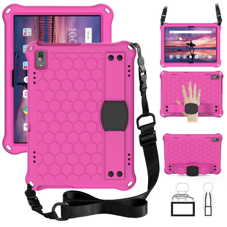 Honeycomb Design EVA + PC Material Four Corner Anti Falling Flat Protective Shell with Strap, For Lenovo Tab 4 10 Plus TB-X704F/N/L/V, For Lenovo Tab 4 10 TB-X304F/N