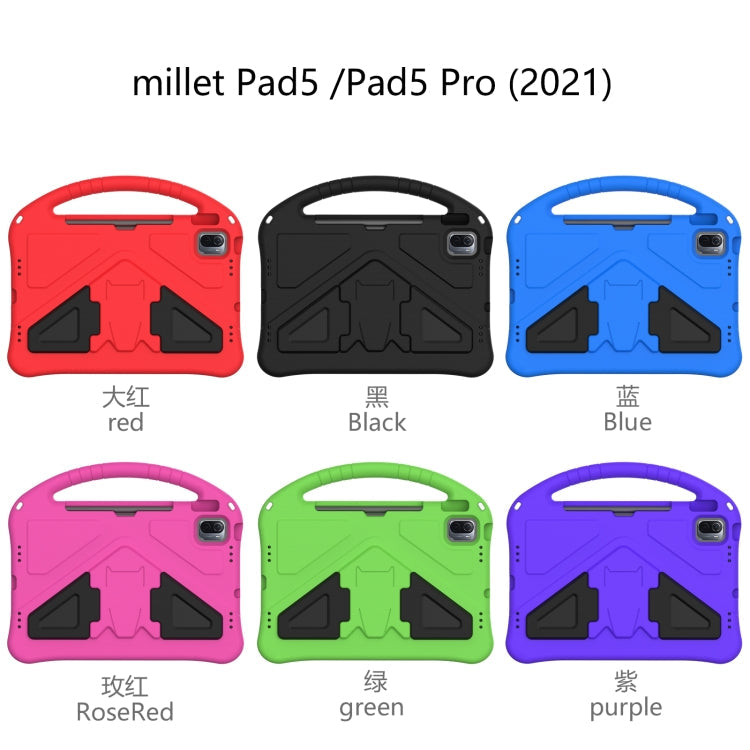EVA Flat Anti Falling Protective Case Shell with Holder, For Xiaomi Pad 5 / Pad 5 Pro 2021