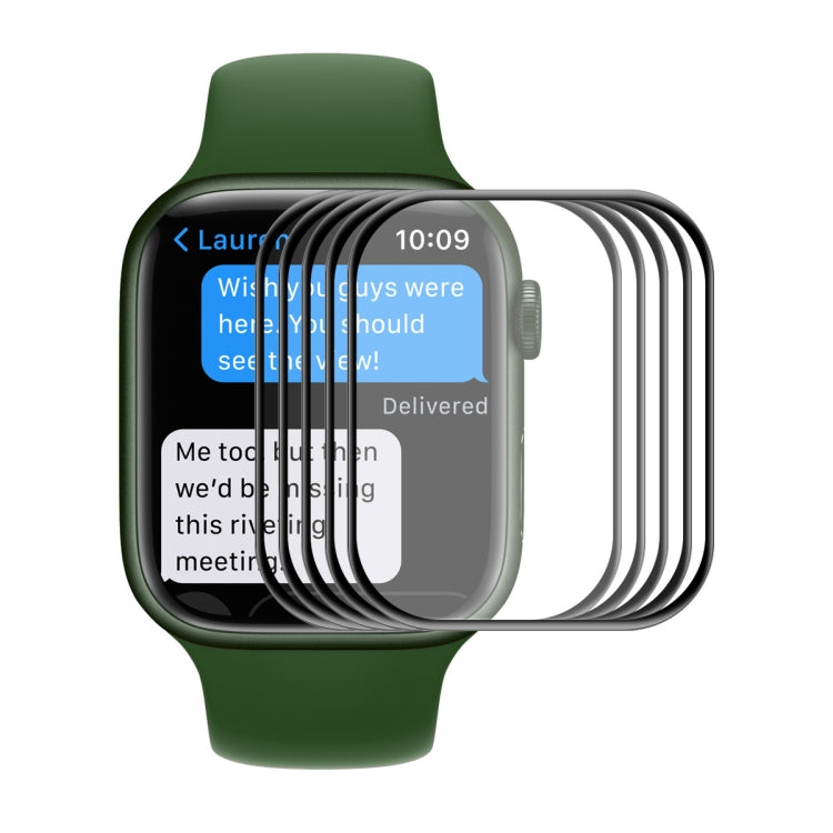 ENKAY Hat-Prince Case Friendly 3D Full Screen PET Curved Hot Bending HD Film For Apple Watch Series 9 / 8 / 7 45mm, 1 PC For Apple Watch Series 7 45mm, 2 PCS For Apple Watch Series 7 45mm, 5 PCS For Apple Watch Series 7 45mm                            ...