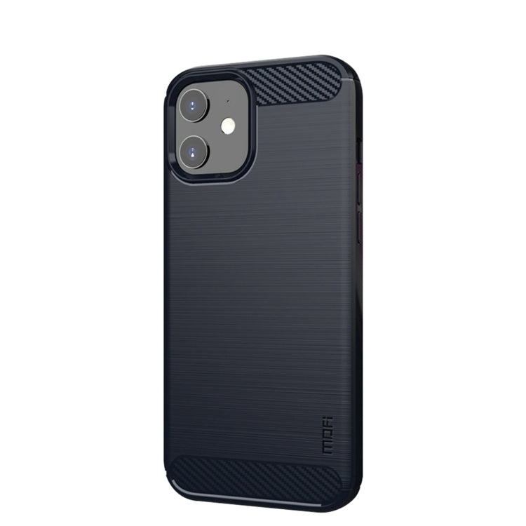 MOF Gentleness Series Brushed Texture Carbon Fiber Soft TPU Case, For iPhone 12 mini, For iPhone 12 / 12 Pro, For iPhone 12 Pro Max, For iPhone?12 / 12 Pro