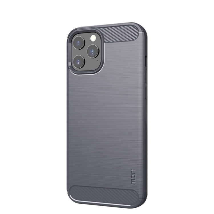 MOF Gentleness Series Brushed Texture Carbon Fiber Soft TPU Case, For iPhone 12 mini, For iPhone 12 / 12 Pro, For iPhone 12 Pro Max, For iPhone?12 / 12 Pro