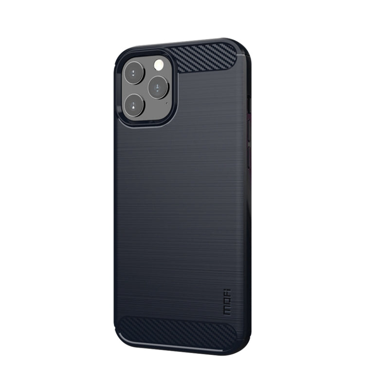 MOF Gentleness Series Brushed Texture Carbon Fiber Soft TPU Case, For iPhone 12 mini, For iPhone 12 / 12 Pro, For iPhone 12 Pro Max, For iPhone?12 / 12 Pro
