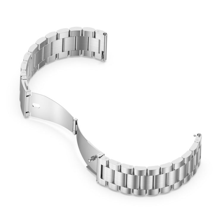 22mm Three Flat Buckle Stainless Steel Strap, 22mm Three Flat Buckle For Huawei Watch GT Runner / Watch GT 3 46mm