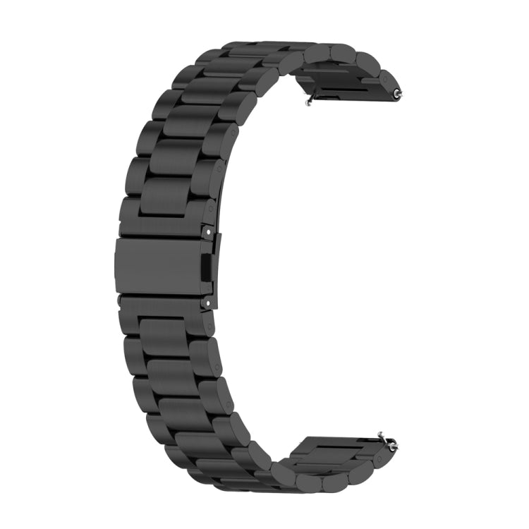 22mm Three Flat Buckle Stainless Steel Strap, 22mm Three Flat Buckle For Huawei Watch GT Runner / Watch GT 3 46mm