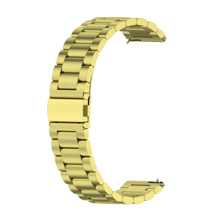22mm Three Flat Buckle Stainless Steel Strap, 22mm Three Flat Buckle For Huawei Watch GT Runner / Watch GT 3 46mm