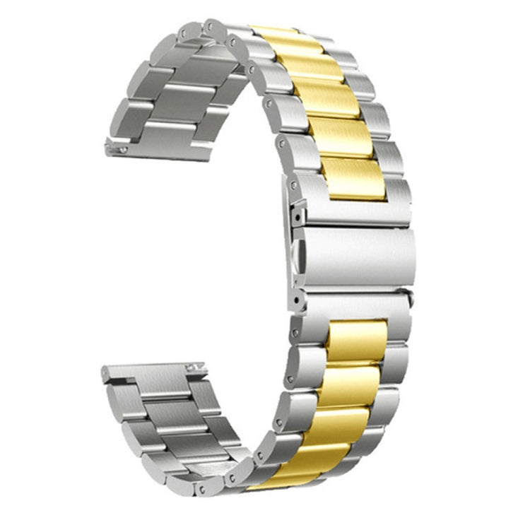 22mm Three Flat Buckle Stainless Steel Strap, 22mm Three Flat Buckle For Huawei Watch GT Runner / Watch GT 3 46mm