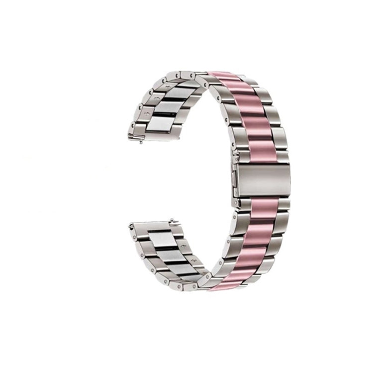 22mm Three Flat Buckle Stainless Steel Strap, 22mm Three Flat Buckle For Huawei Watch GT Runner / Watch GT 3 46mm