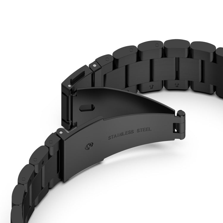 22mm Three Flat Buckle Stainless Steel Strap, 22mm Three Flat Buckle For Huawei Watch GT Runner / Watch GT 3 46mm