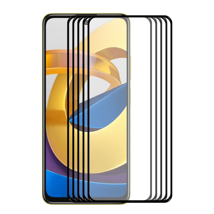 For Xiaomi Poco M4 Pro 5G ENKAY 0.26mm 9H Tempered Glass Full Film, 1 PCS, 2 PCS, 5 PCS, 10 PCS