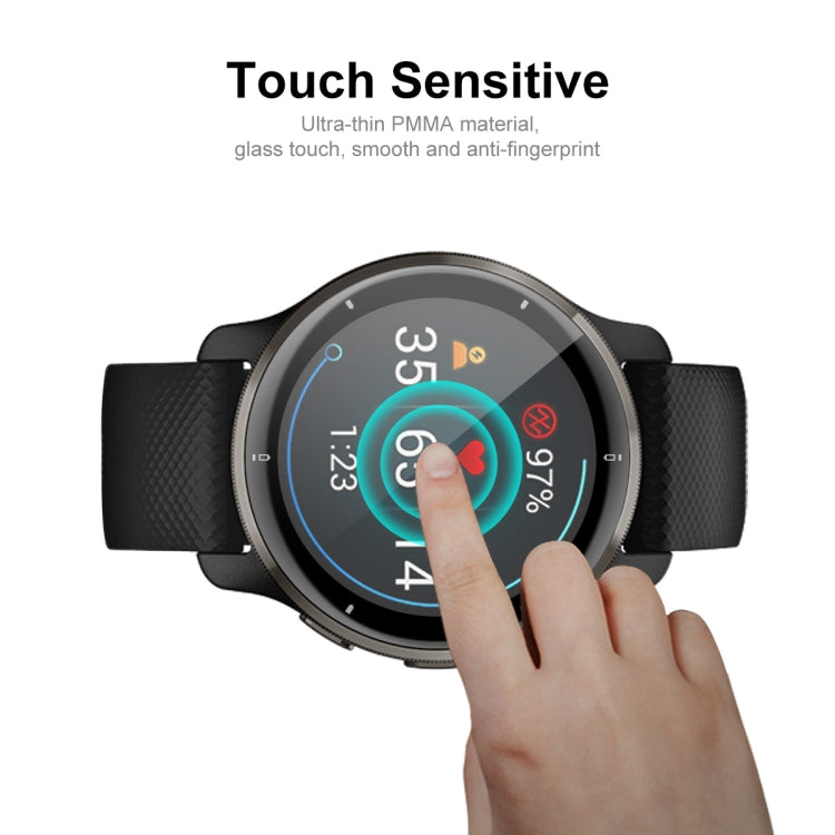 For Garmin Venu 2 Plus ENKAY Hat-Prince 3D Full Coverage Soft PC Edge + PMMA HD Protector Film, 1 PC, 2 PCS, 5 PCS, 10 PCS