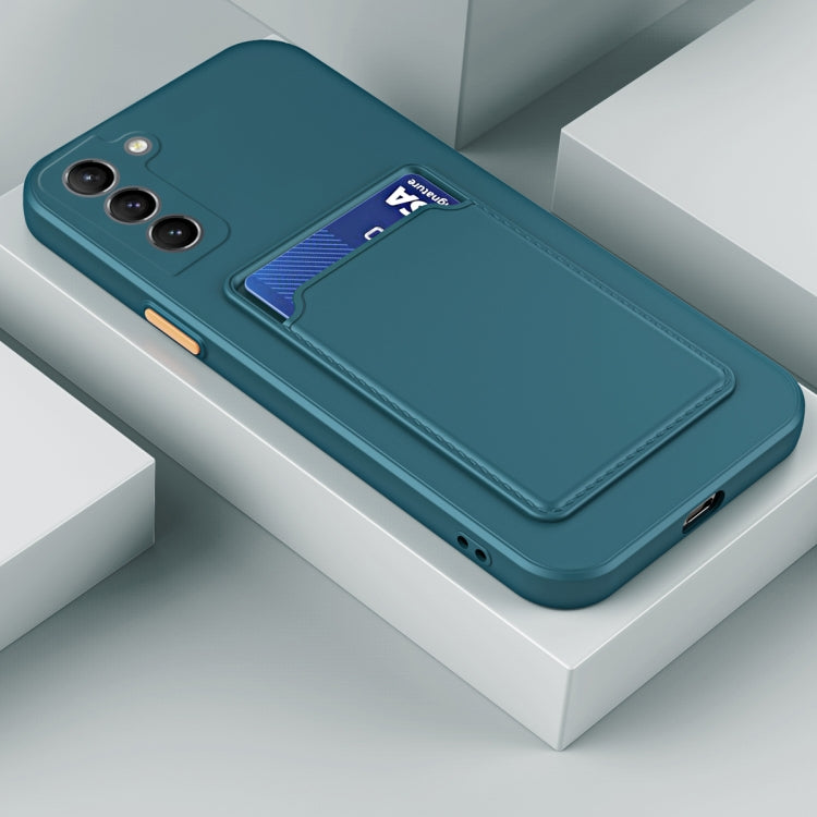 Skin Feel Card Contrast Color Button TPU Phone Case, For Samsung Galaxy S22 5G, For Samsung Galaxy S22+ 5G