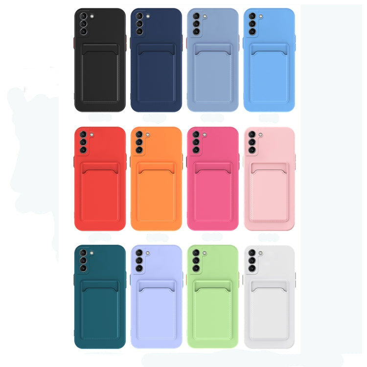 Skin Feel Card Contrast Color Button TPU Phone Case, For Samsung Galaxy S22 5G, For Samsung Galaxy S22+ 5G