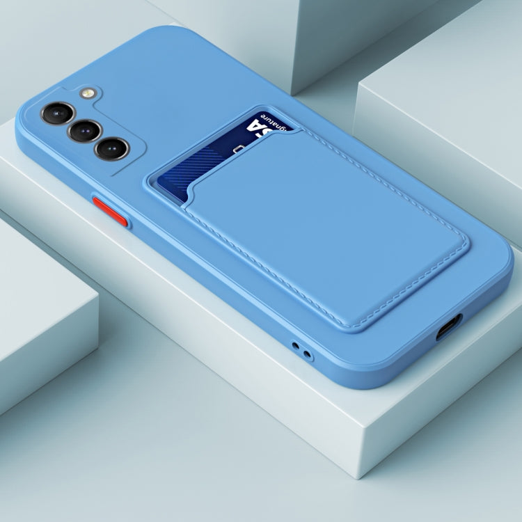 Skin Feel Card Contrast Color Button TPU Phone Case, For Samsung Galaxy S22 5G, For Samsung Galaxy S22+ 5G