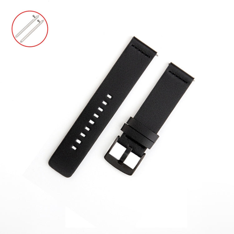 Leather Watch Strap, For Samsung Galaxy Watch 4 44mm, For Samsung Galaxy Watch 4 40mm, For Samsung Galaxy Watch 4 Classic 46mm, For Samsung Galaxy Watch 4 Classic 42mm, For Samsung Galaxy Watch Active 2 40mm, For Samsung Galaxy Watch Active 2 44mm     ...