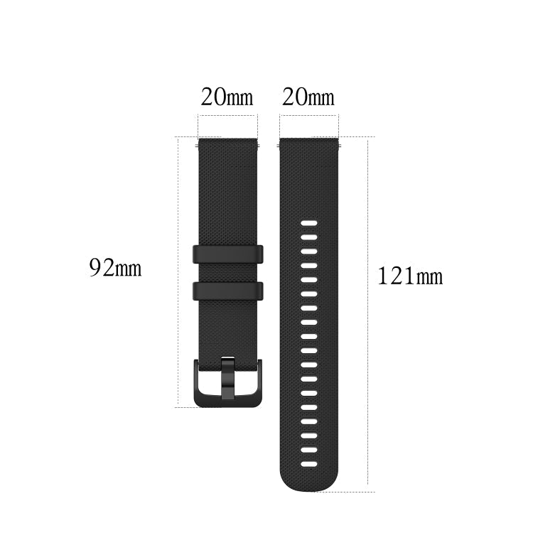Small Lattice Silicone Sports Strap, For Garmin Forerunner 645 Music