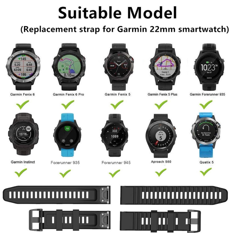 Silicone Sports Strap, For Garmin Approach s62
