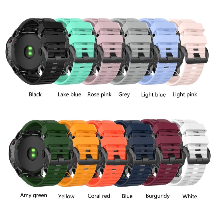 26mm Silicone Sports Strap, For Garmin Fenix 7X
