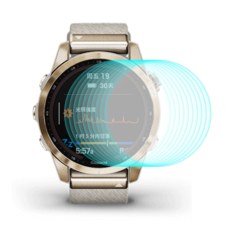 For Garmin Fenix 7S ENKAY 0.2mm 9H Tempered Glass Screen Protector Watch Film, 1 PC, 2 PCS, 5 PCS, 10 PCS