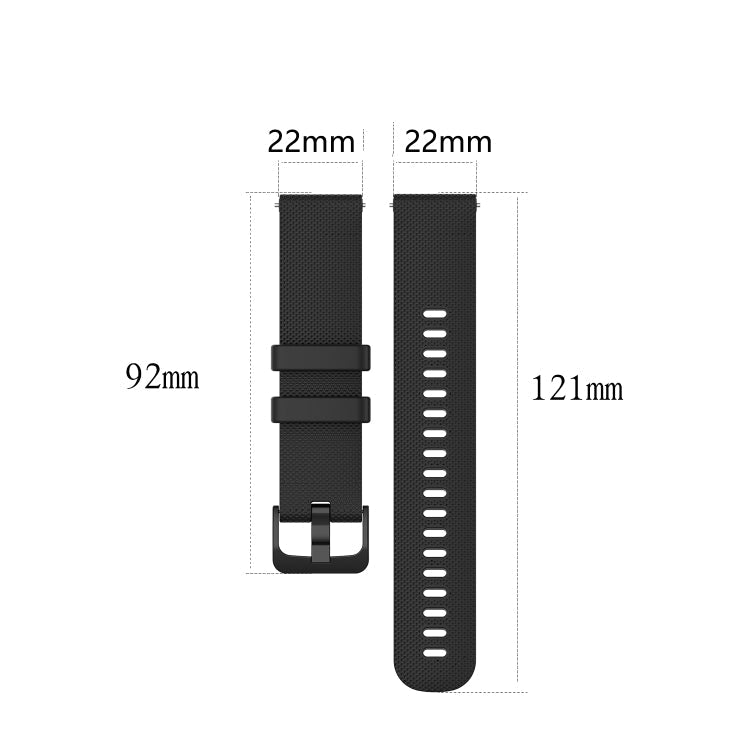 22mm Checkered Silicone Strap, For Xiaomi Watch S1, For Xiaomi Watch Color 2