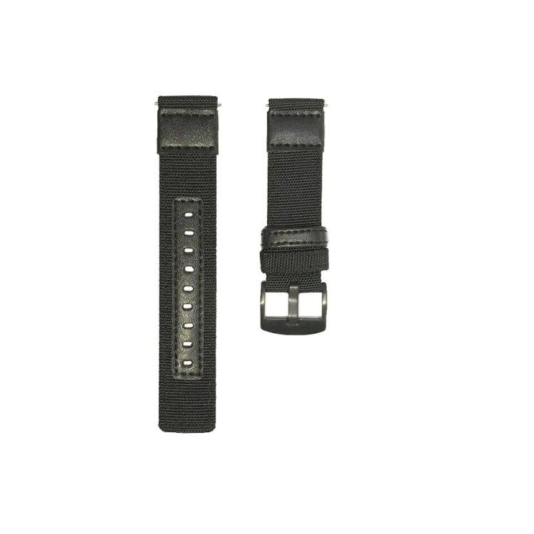 20mm Canvas Wear-resistant Strap, For Garmin Move Luxe, For Garmin Move Style, For Garmin Venu SQ, For Garmin Forerunner 645 Music