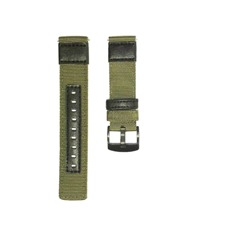 20mm Canvas Wear-resistant Strap, For Garmin Move Luxe, For Garmin Move Style, For Garmin Venu SQ, For Garmin Forerunner 645 Music