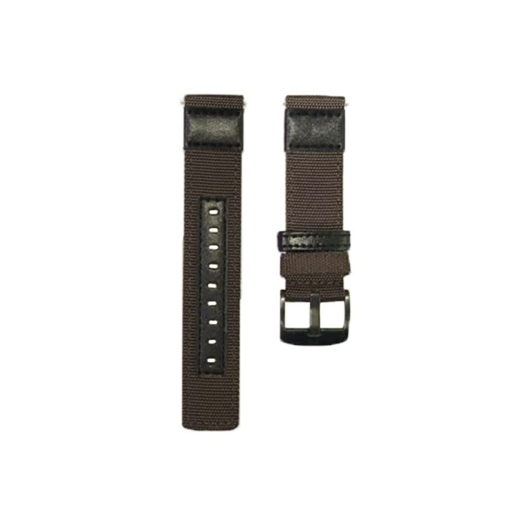 20mm Canvas Wear-resistant Strap, For Garmin Move Luxe, For Garmin Move Style, For Garmin Venu SQ, For Garmin Forerunner 645 Music