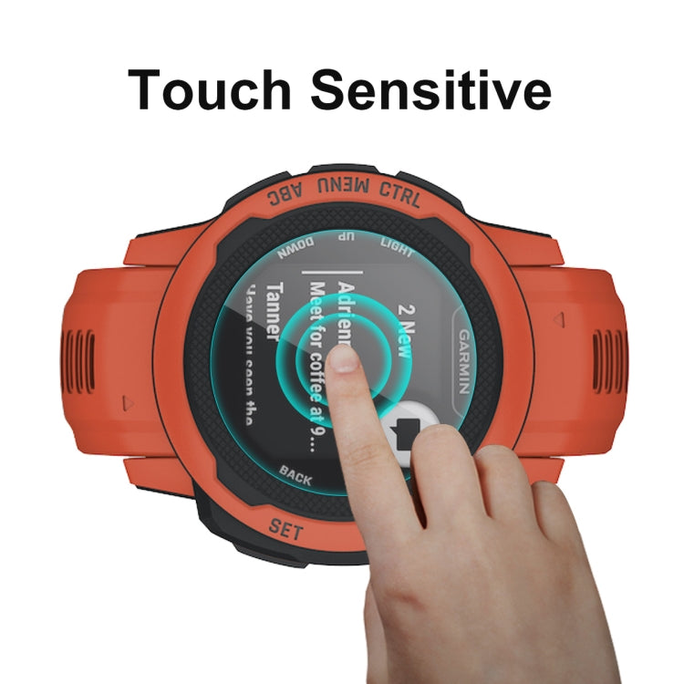 ENKAY 0.2mm 9H Tempered Glass Screen Protector Watch Film For Garmin Instinct 2, 1 PC, 2 PCS, 5 PCS, 10 PCS