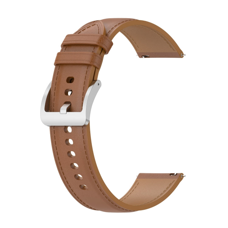 Calf Texture Sewing Thread Watchband, For Huawei Watch GT2 46mm