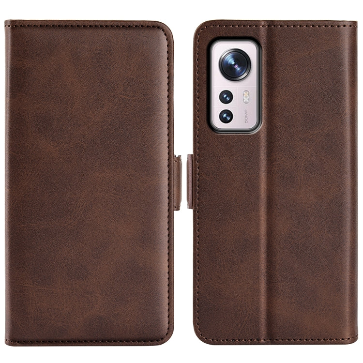 For Xiaomi 12 Pro Dual-side Magnetic Buckle Flip Leather Phone Case, For Xiaomi 12 Pro