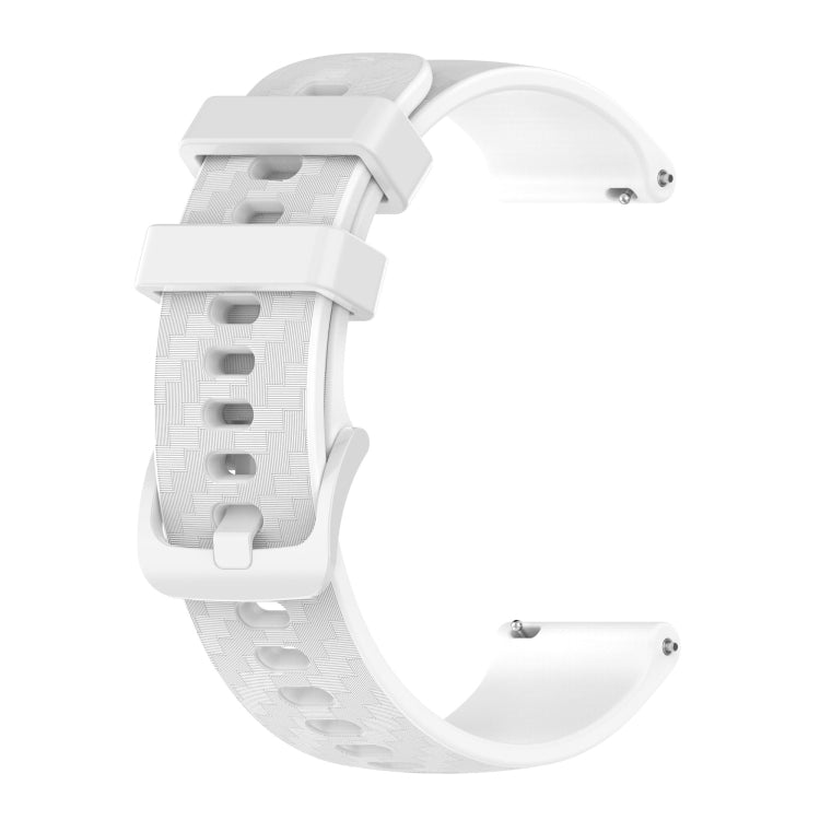 20mm Carbon Fiber Striped Silicone Strap, For Huawei Watch 2, For Honor Watch ES