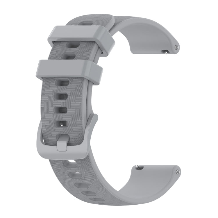 20mm Carbon Fiber Striped Silicone Strap, For Huawei Watch 2, For Honor Watch ES