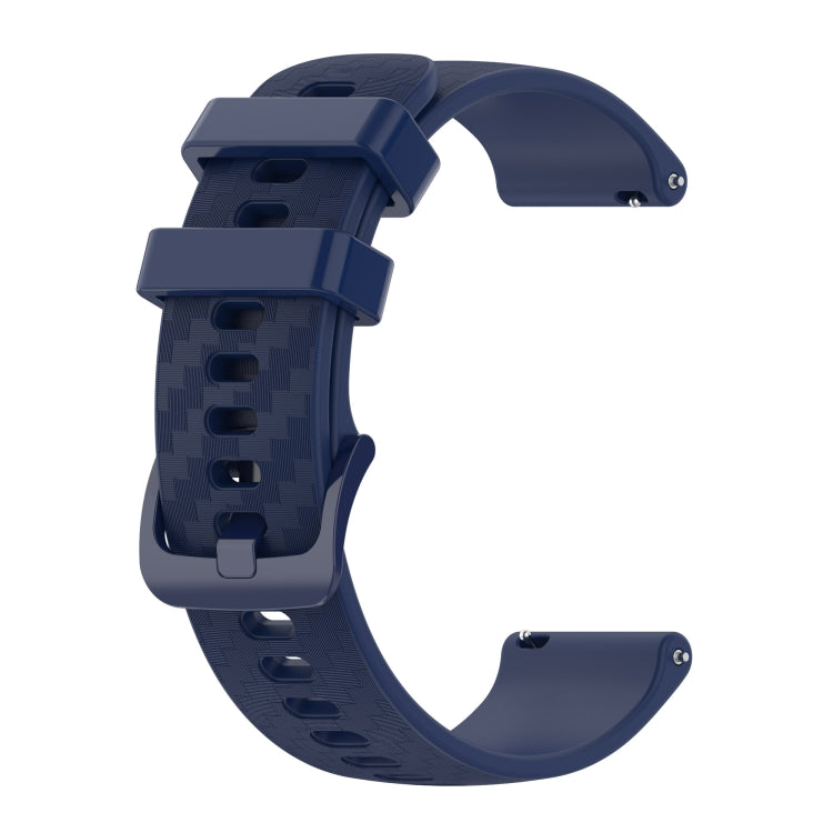 20mm Carbon Fiber Striped Silicone Strap, For Huawei Watch 2, For Honor Watch ES