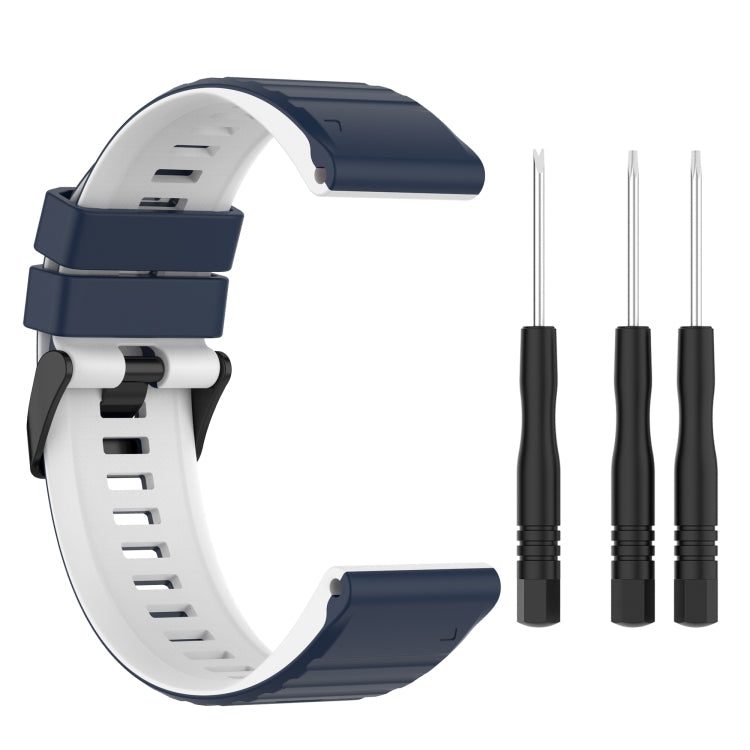 26mm Silicone Mixing Color Watch Strap, For Garmin Fenix 3, For Garmin Fenix 3 HR
