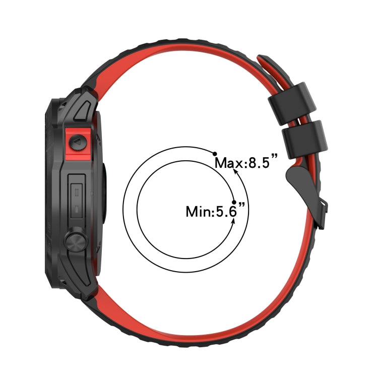 26mm Silicone Mixing Color Watch Strap, For Garmin Fenix 3, For Garmin Fenix 3 HR